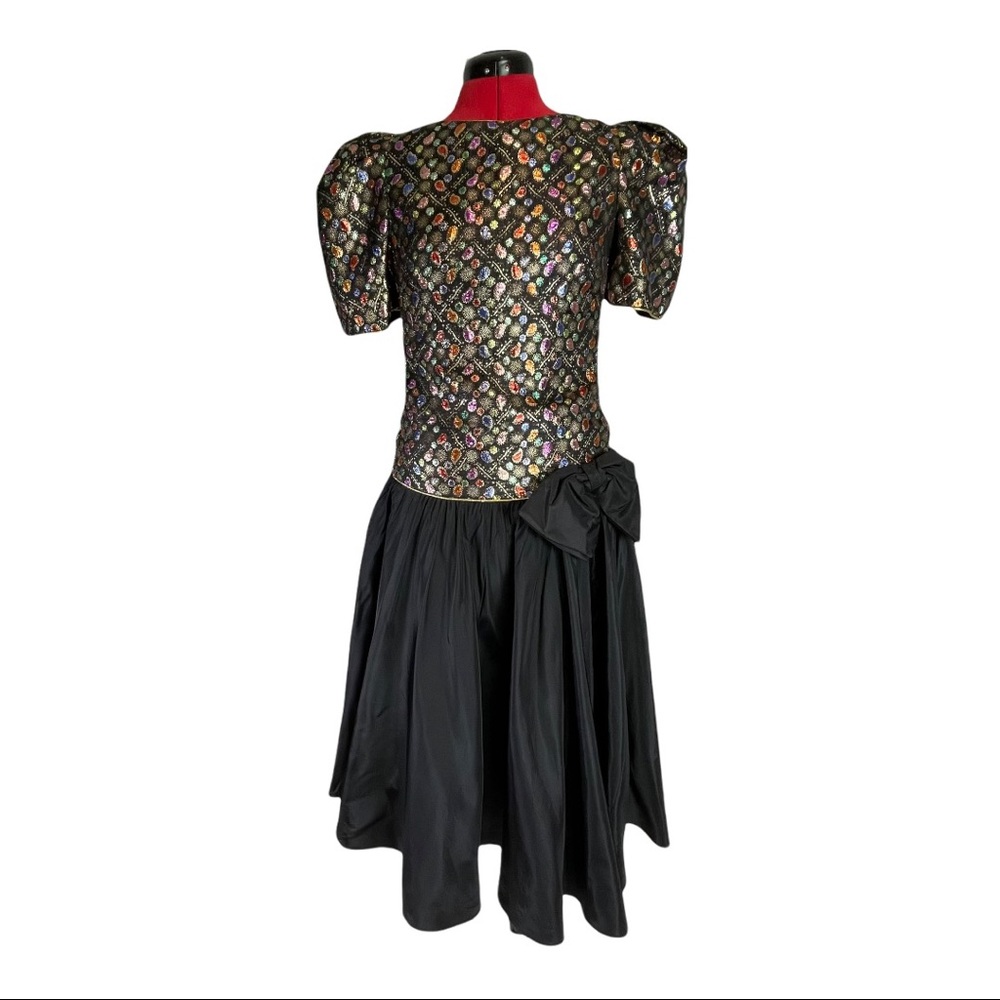 Vintage Denise Fashions Short Sleeves Dress Size 7/8.